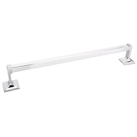 Elements Bridgeport Polished Chrome 18" Single Towel Bar - Retail Packaged 2PK BHE1-03PC-R